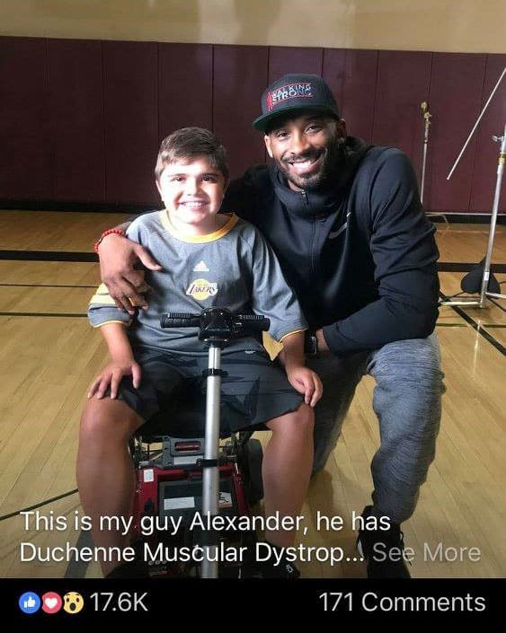 Kobe Bryant Tweets about Alexander
