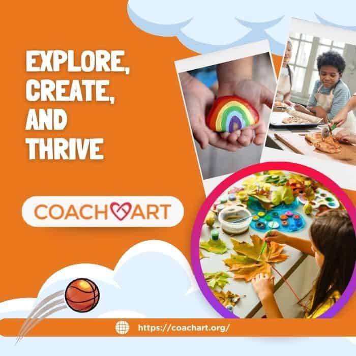 Coach Art children's art and baking projects- explore, create and thrive